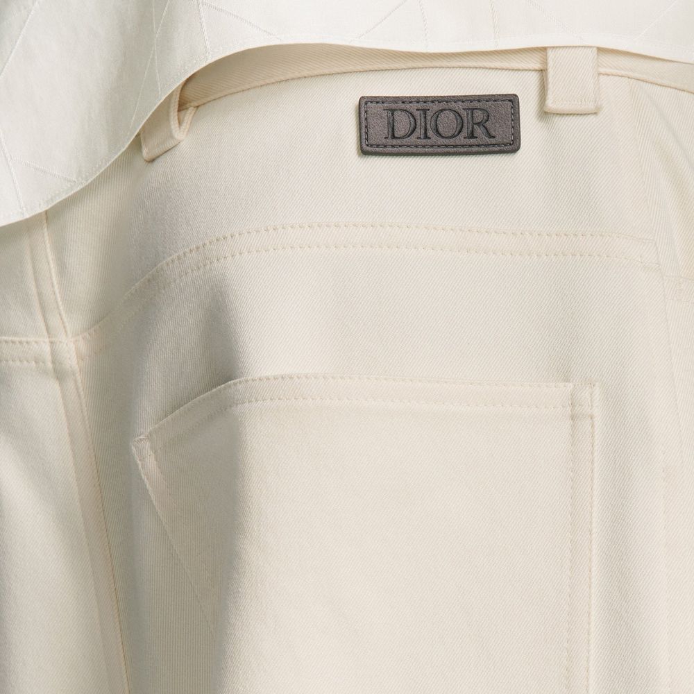 Dior White Cashmere Chino Pants | Regal Royce