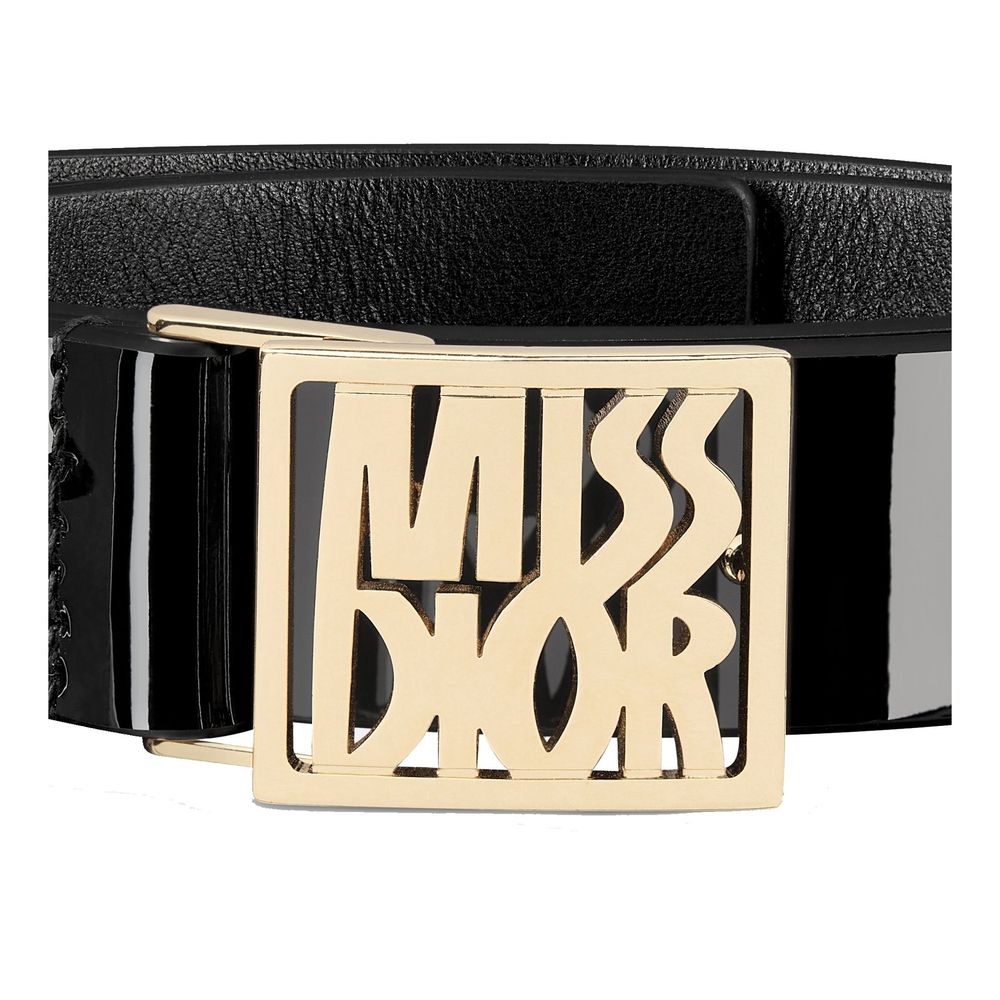 Dior Black Leather Regular Belt | Regal Royce