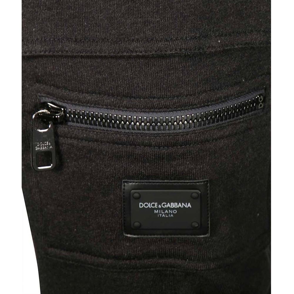 Dolce & Gabbana Gray Cotton Cargo Pants | Regal Royce