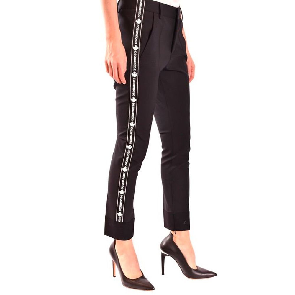 Dsquared² Black Wool Dress Pants | Regal Royce