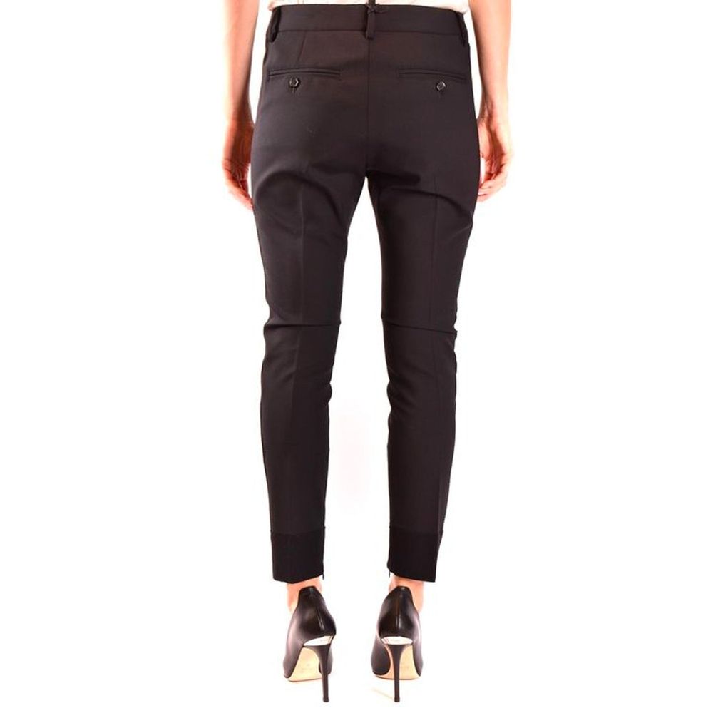 Dsquared² Black Wool Dress Pants | Regal Royce