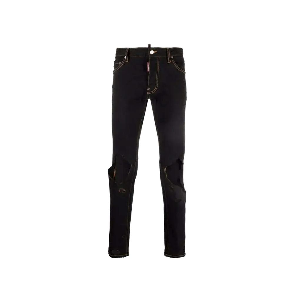 Dsquared² Black Cotton Jeans Denim | Regal Royce