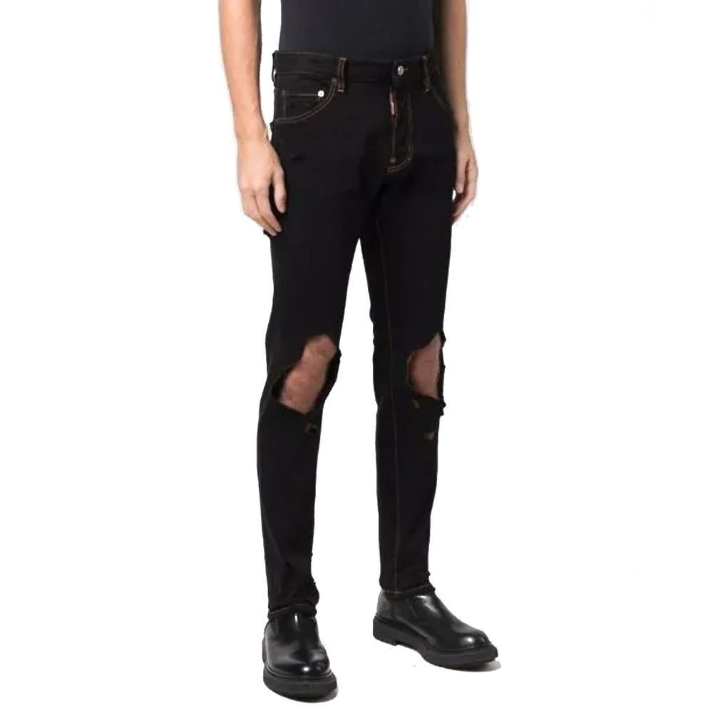 Dsquared² Black Cotton Jeans Denim | Regal Royce