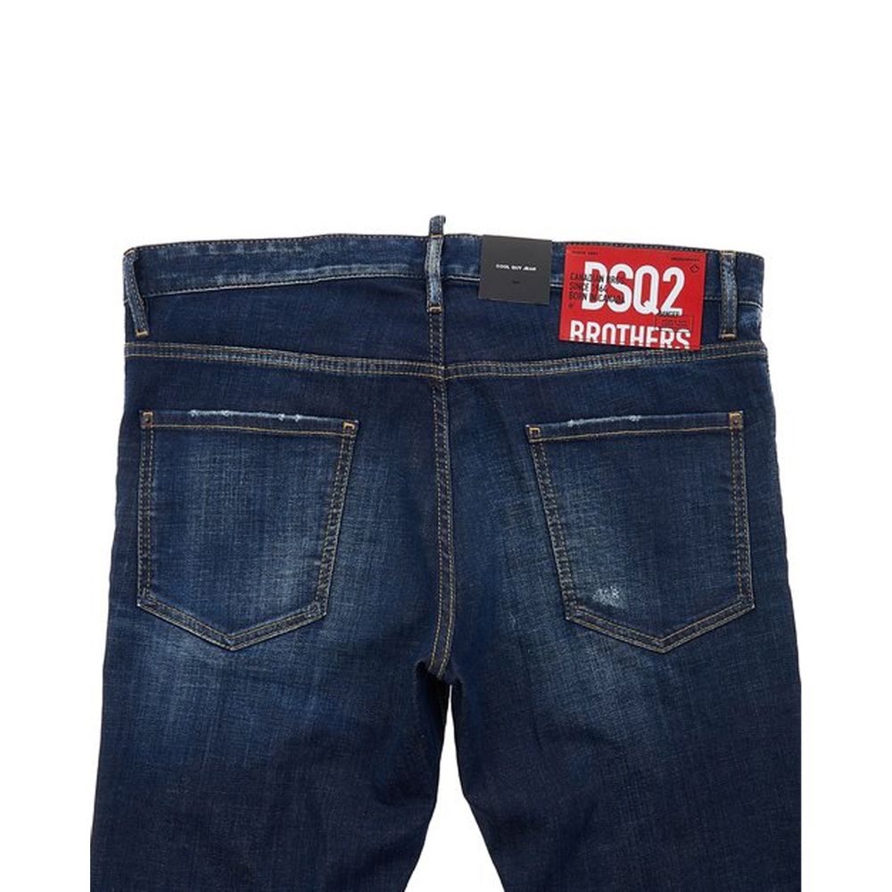 Dsquared² Blue Cotton Skinny Jeans | Regal Royce