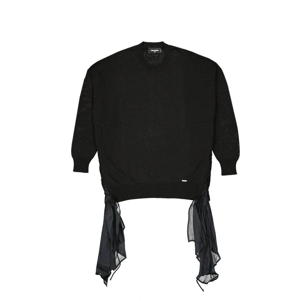 Dsquared² Black Cotton Sweatshirt | Regal Royce