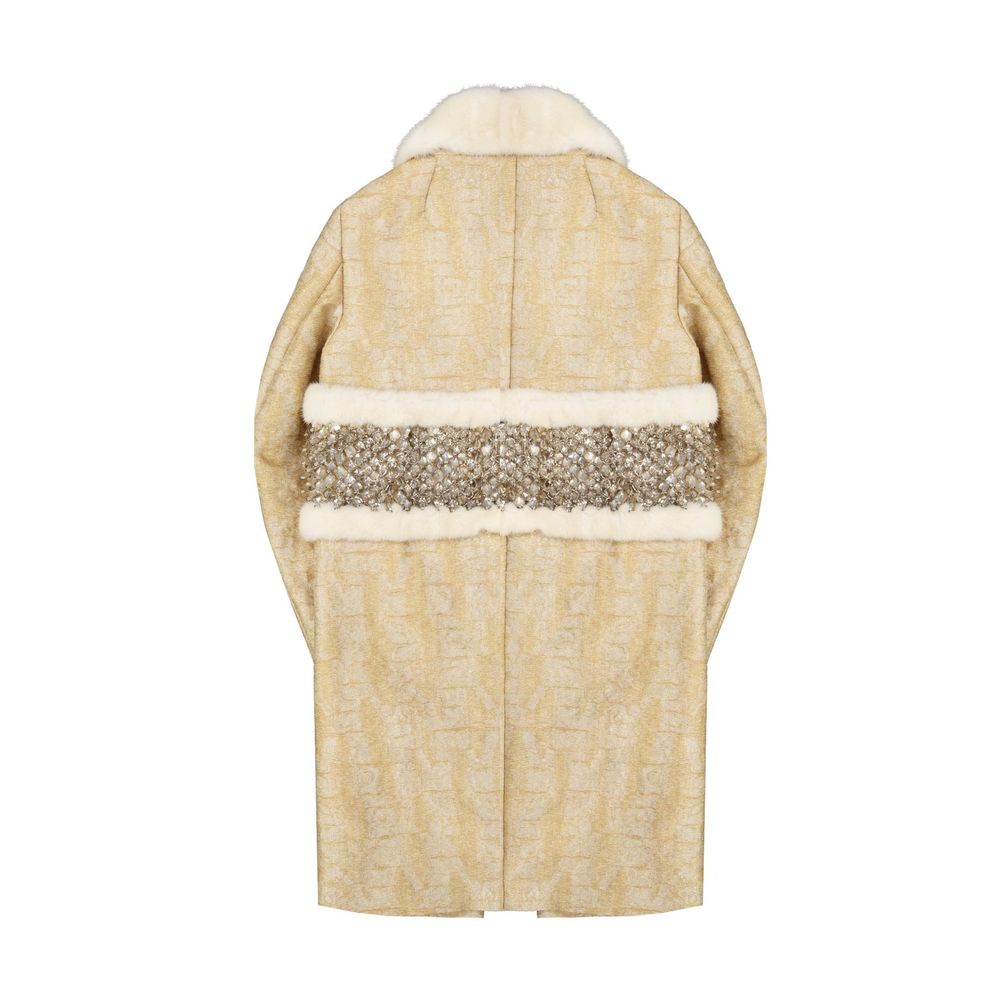 Dsquared² Beige Polyamide Coat | Regal Royce