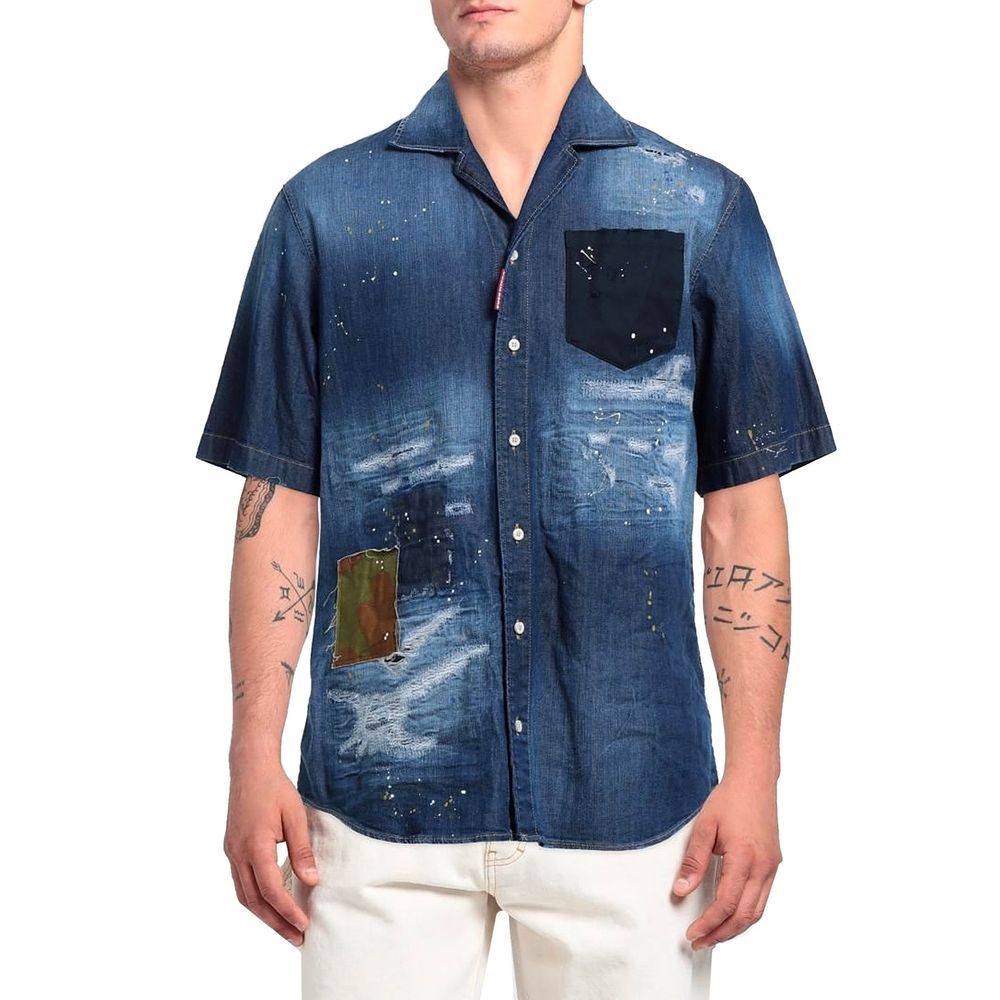 Dsquared² Blue Denim Shirt | Regal Royce