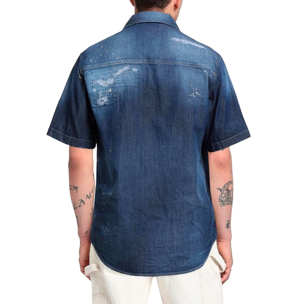 Dsquared² Blue Denim Shirt | Regal Royce