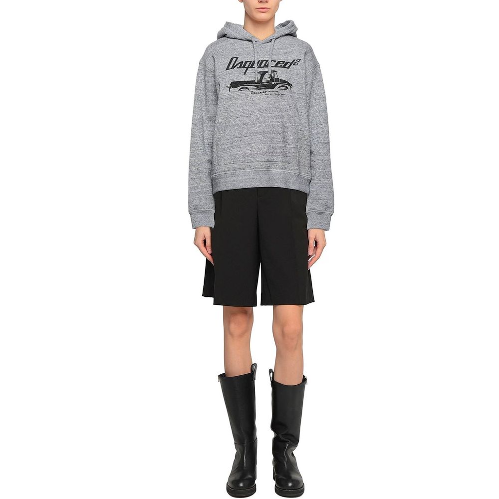 Dsquared² Gray Cotton Sweatshirt | Regal Royce