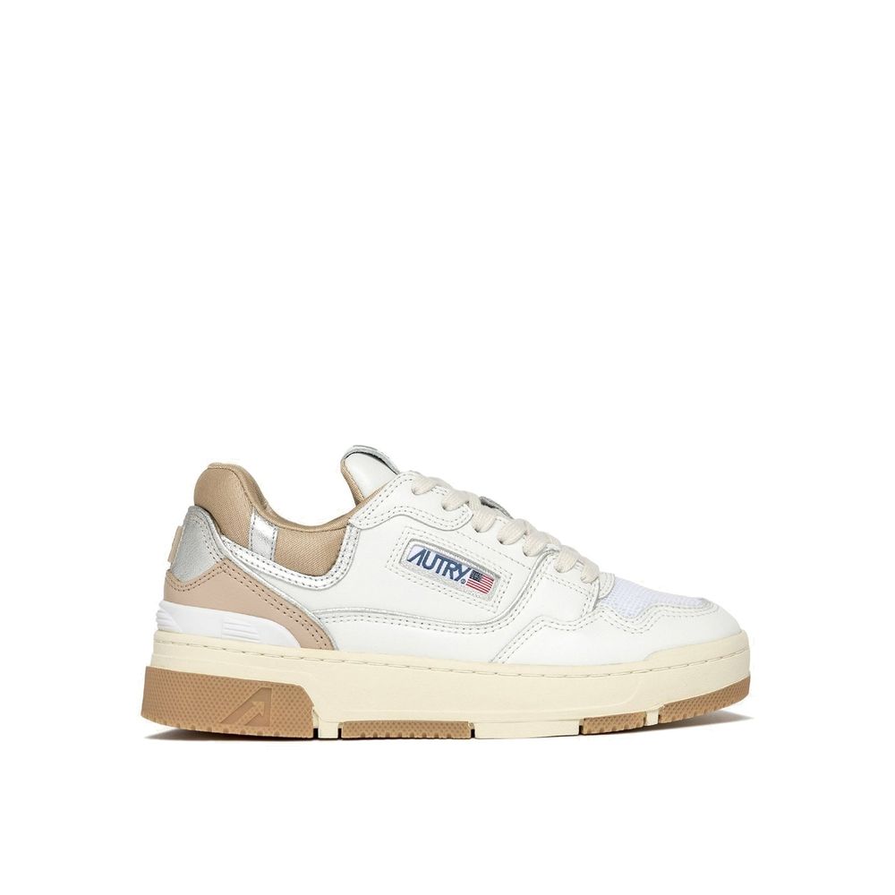 Autry White Leather Low Top Sneakers | Regal Royce