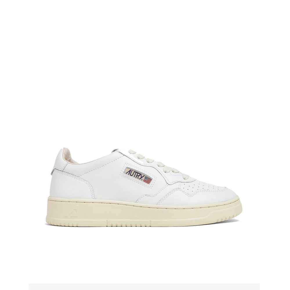 Autry White Leather Low Top Sneakers | Regal Royce