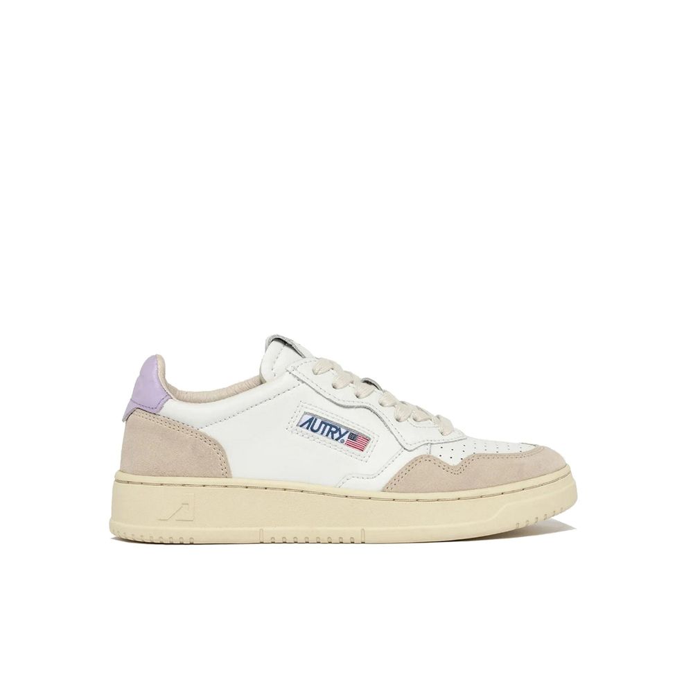 Autry White Leather Low Top Sneakers | Regal Royce