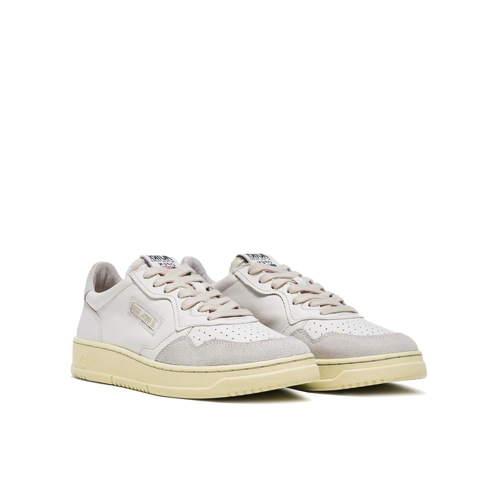 Autry White Leather Low Top Sneakers | Regal Royce