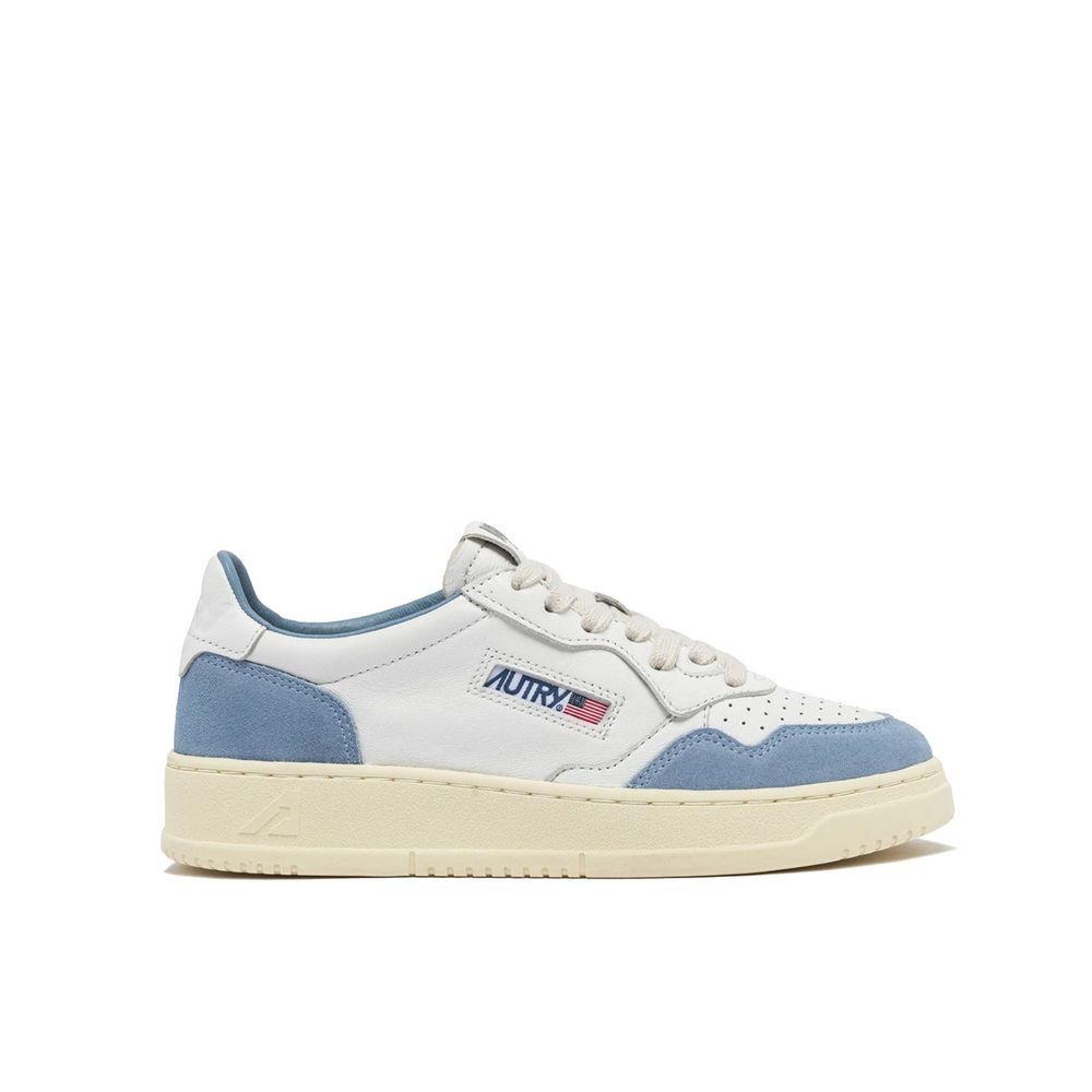 Autry White Leather Low Top Sneakers | Regal Royce