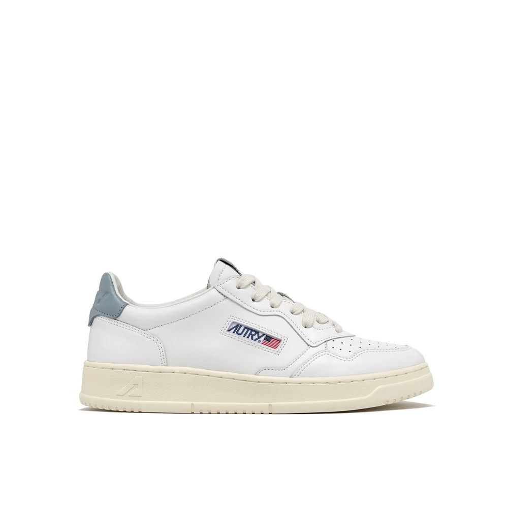 Autry White Leather Low Top Sneakers | Regal Royce