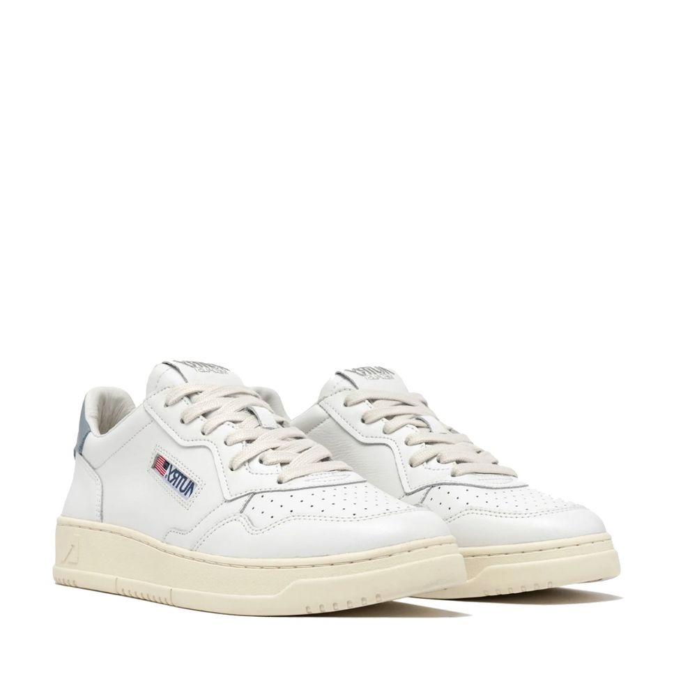 Autry White Leather Low Top Sneakers | Regal Royce