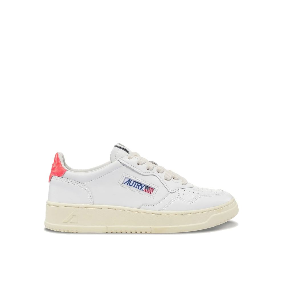 Autry White Leather Low Top Sneakers | Regal Royce