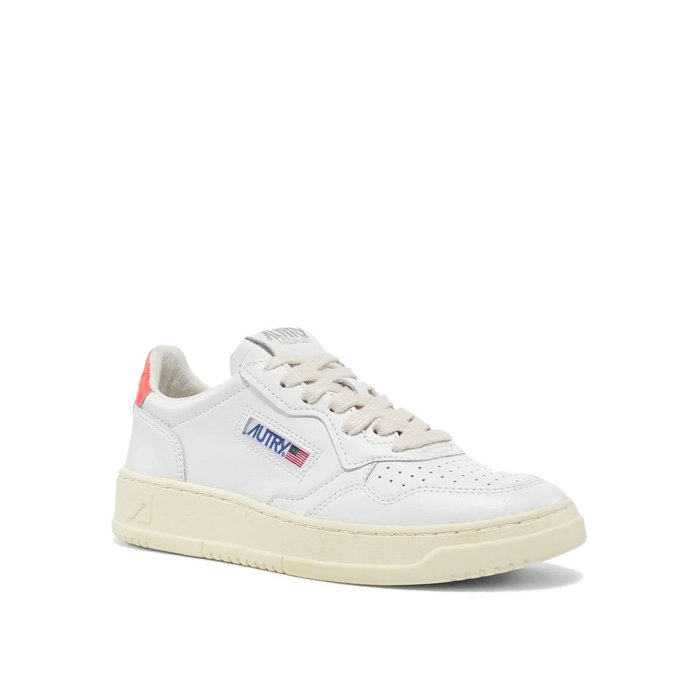 Autry White Leather Low Top Sneakers | Regal Royce