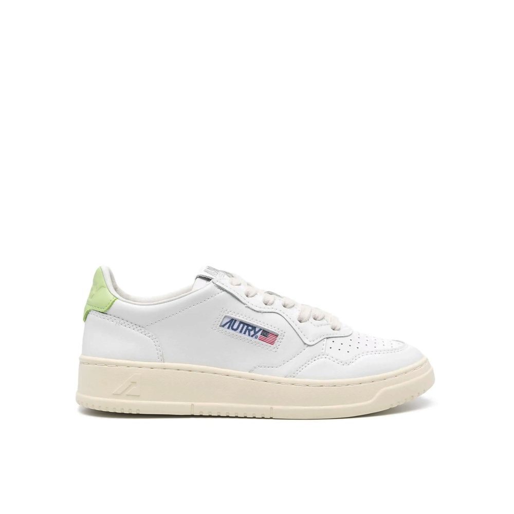 Autry White Leather Low Top Sneakers | Regal Royce