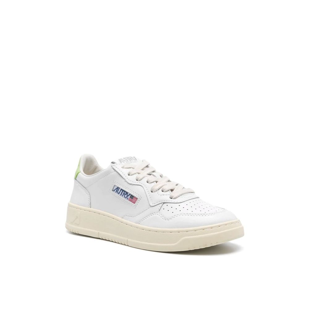 Autry White Leather Low Top Sneakers | Regal Royce