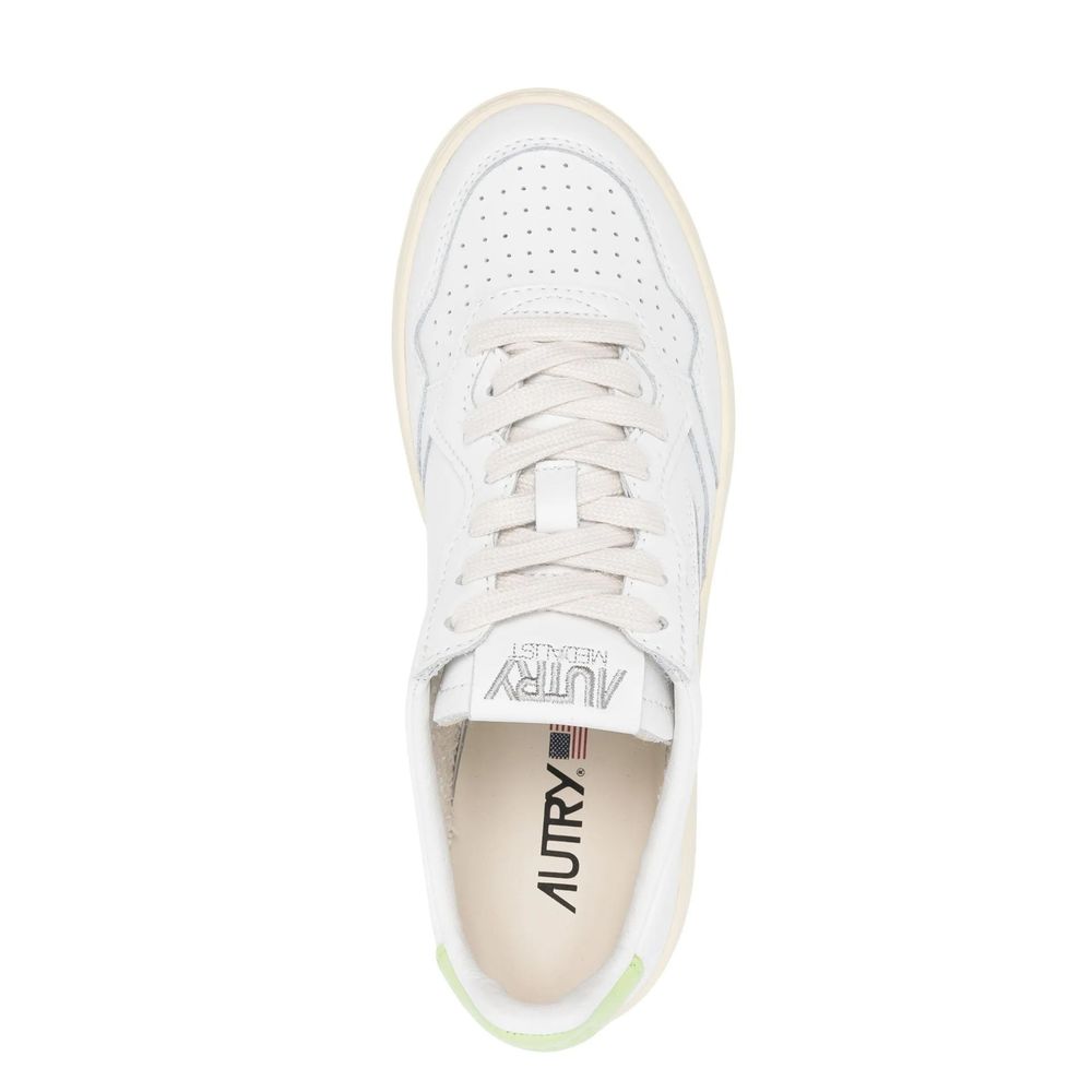 Autry White Leather Low Top Sneakers | Regal Royce