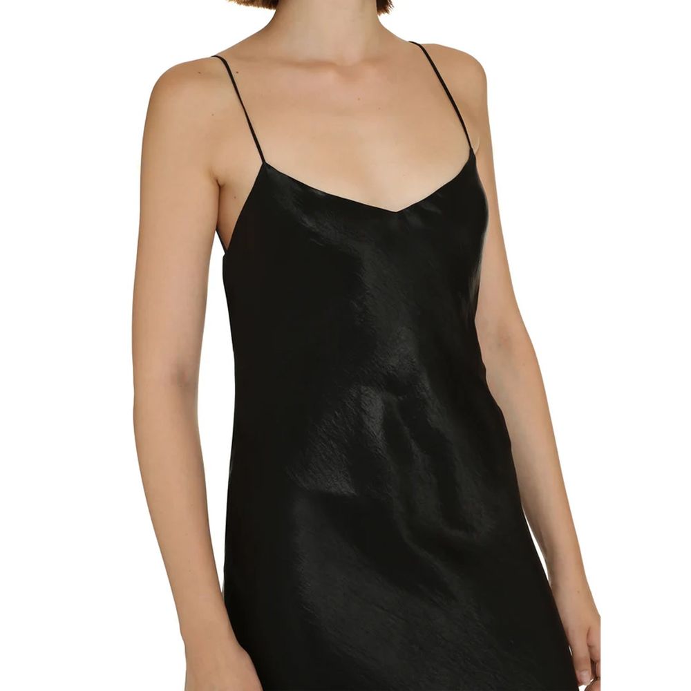 Saint Laurent Black Acetate Casual Dress | Regal Royce