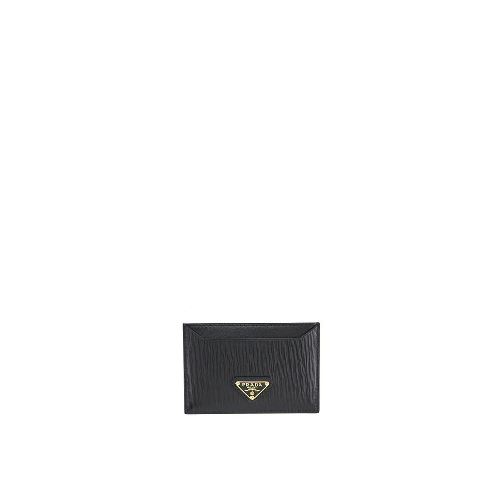 Prada Black Calfskin Cardholder | Regal Royce