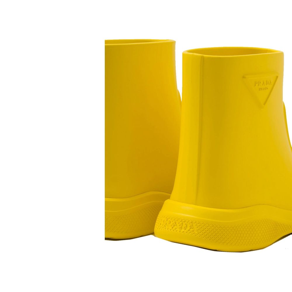 Prada Bicolor Rubber Rain Boots | Regal Royce