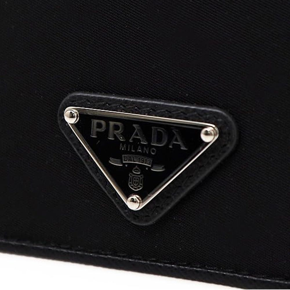 Prada Black Nylon Cardholder | Regal Royce