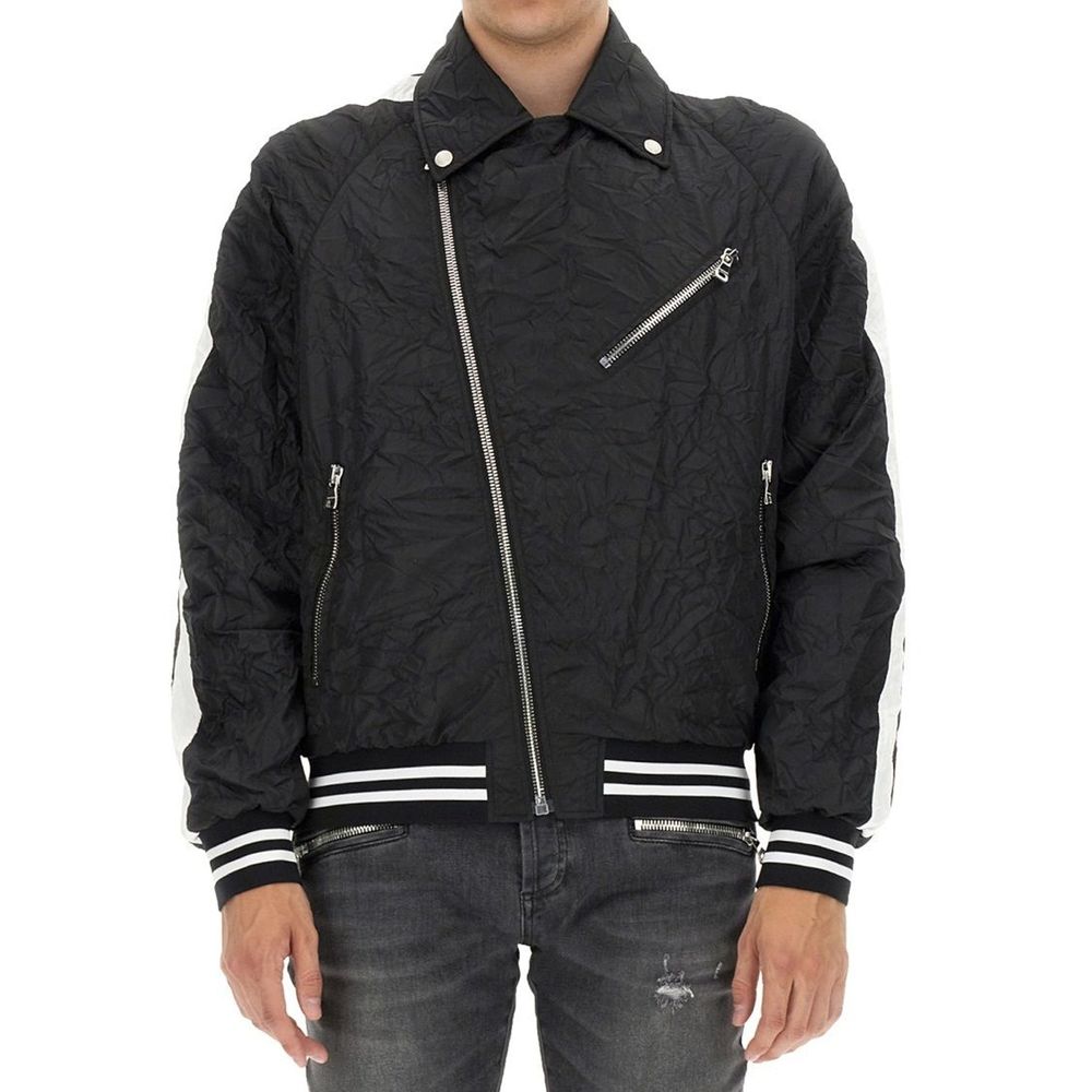 Balmain Black Polyester Bomber | Regal Royce