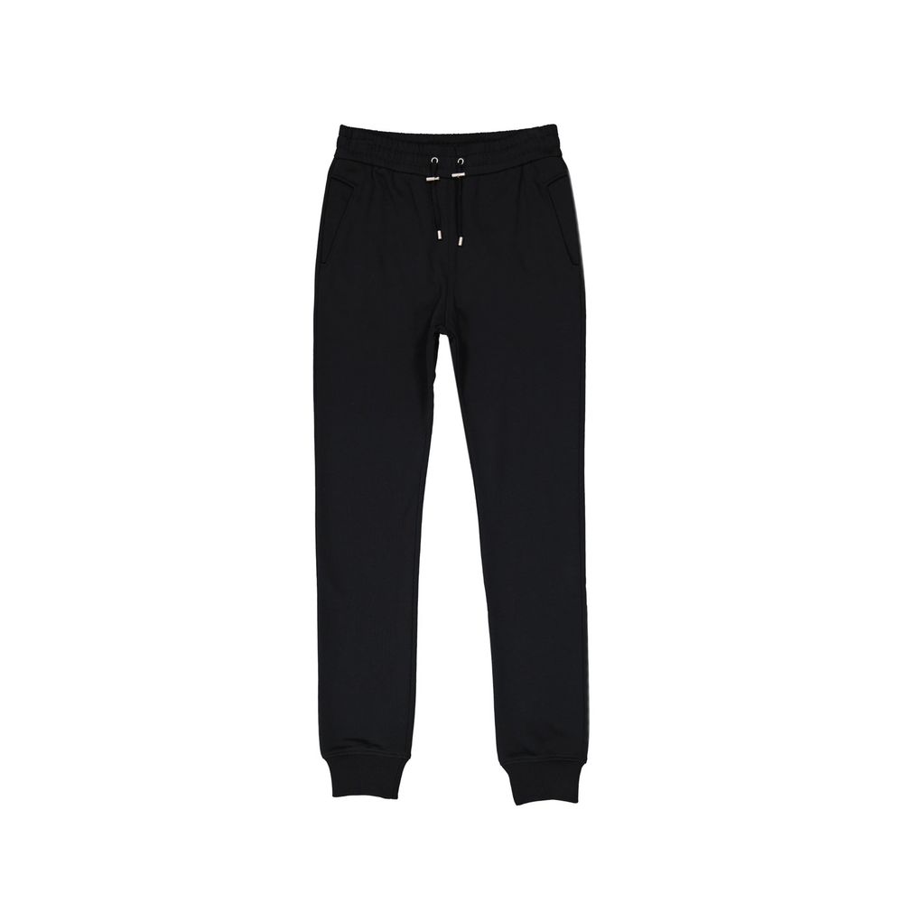 Balmain Black Cotton Joggers (Workout Pants) | Regal Royce