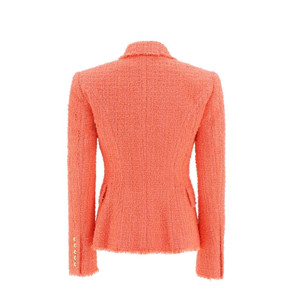 Balmain Orange Cotton Blazer | Regal Royce