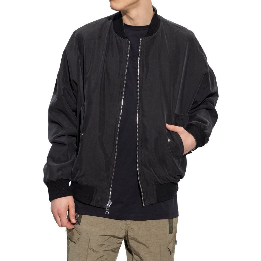 Balmain Black Cotton Bomber | Regal Royce