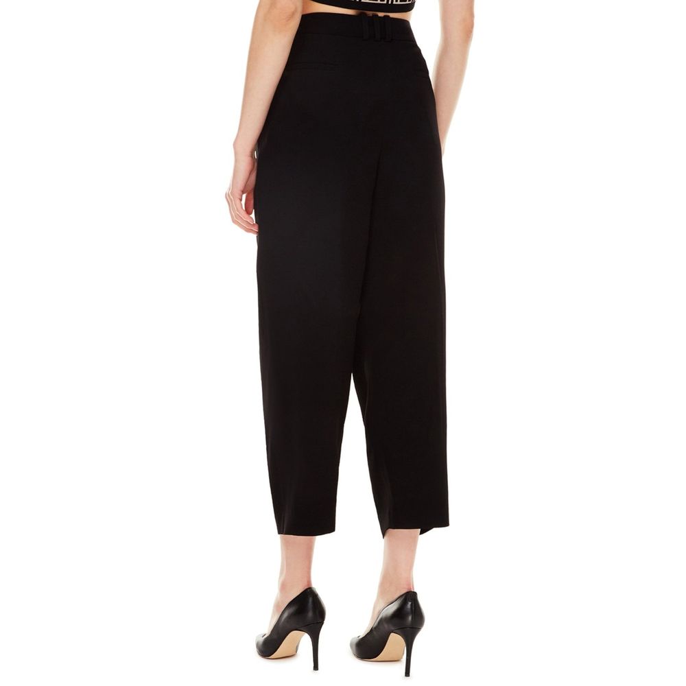 Balmain Black Viscose Casual Pants | Regal Royce