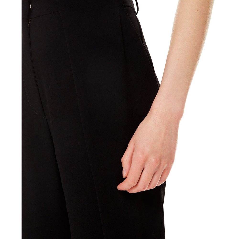 Balmain Black Viscose Casual Pants | Regal Royce