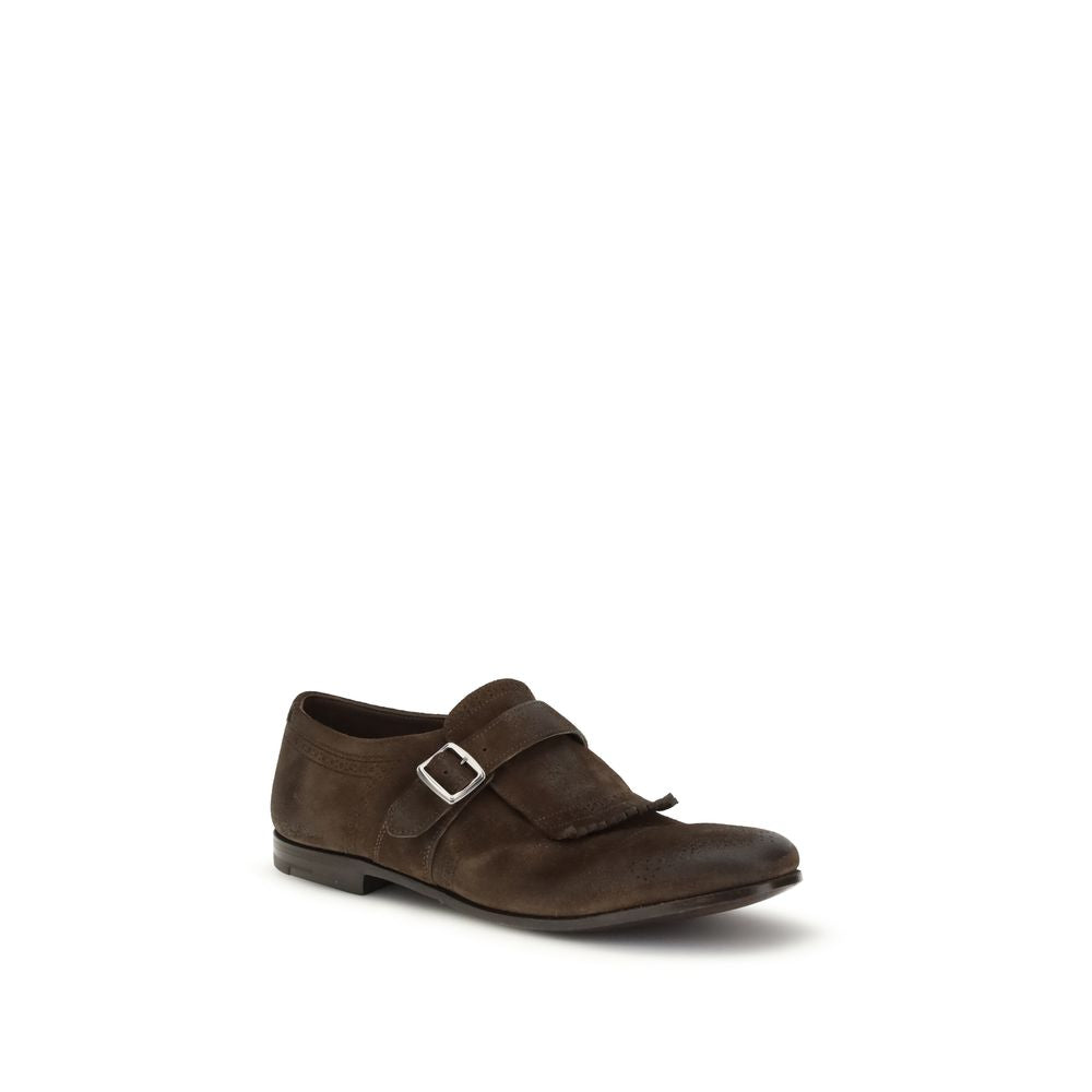 Church's Brown Suede Leather Slip-On Loafers | Regal Royce