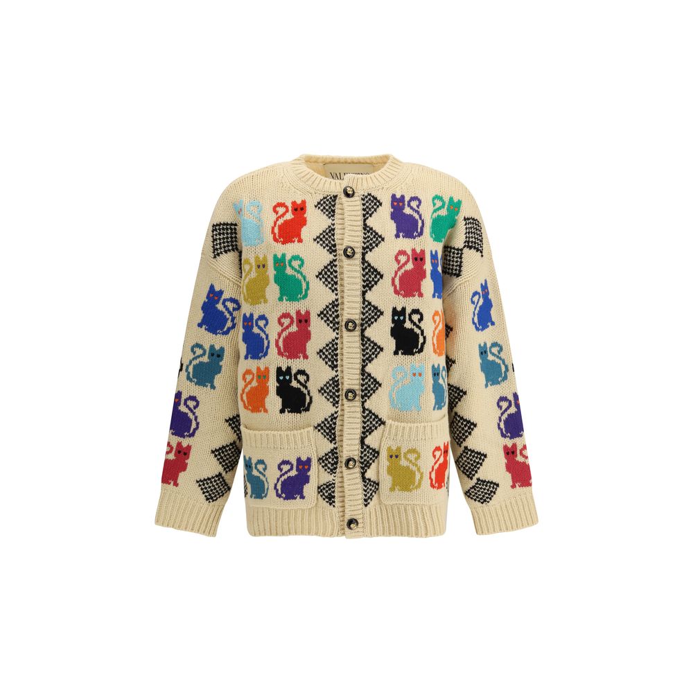 Valentino Multicolor Wool Cardigan | Regal Royce