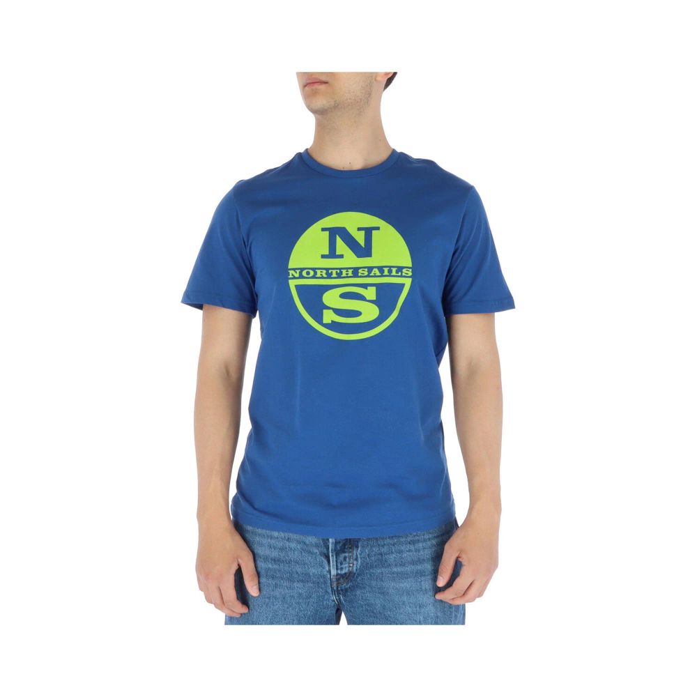 North Sails Blue Cotton T-Shirt | Regal Royce