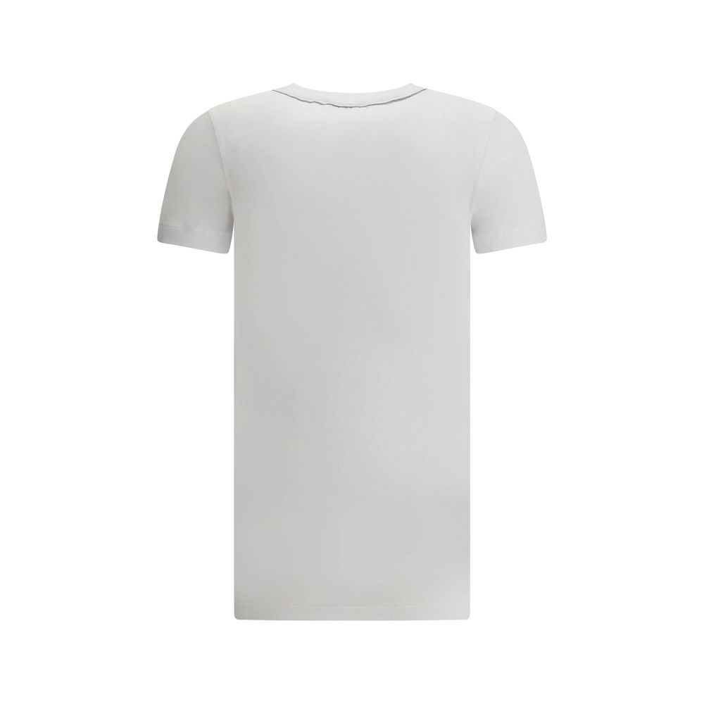 Brunello Cucinelli White Cotton T-Shirt | Regal Royce