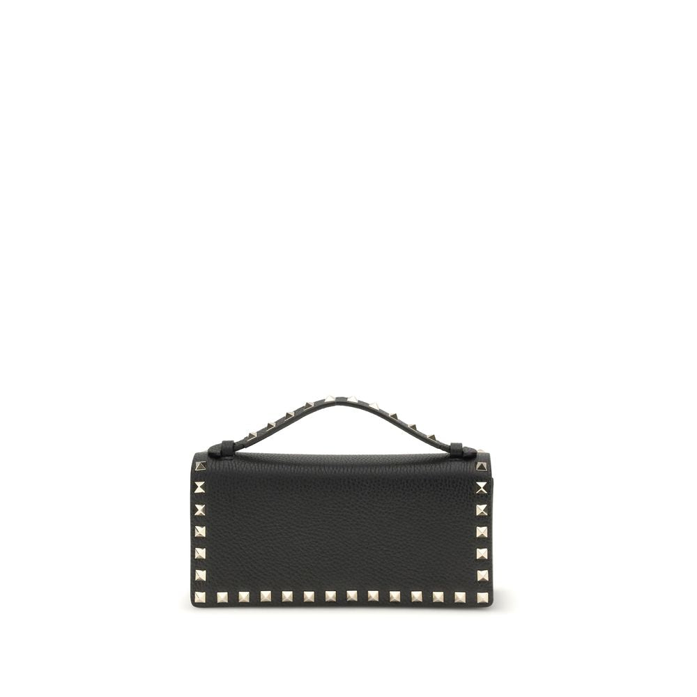 Valentino Garavani Black Calf Leather Bos Taurus Wallet | Regal Royce