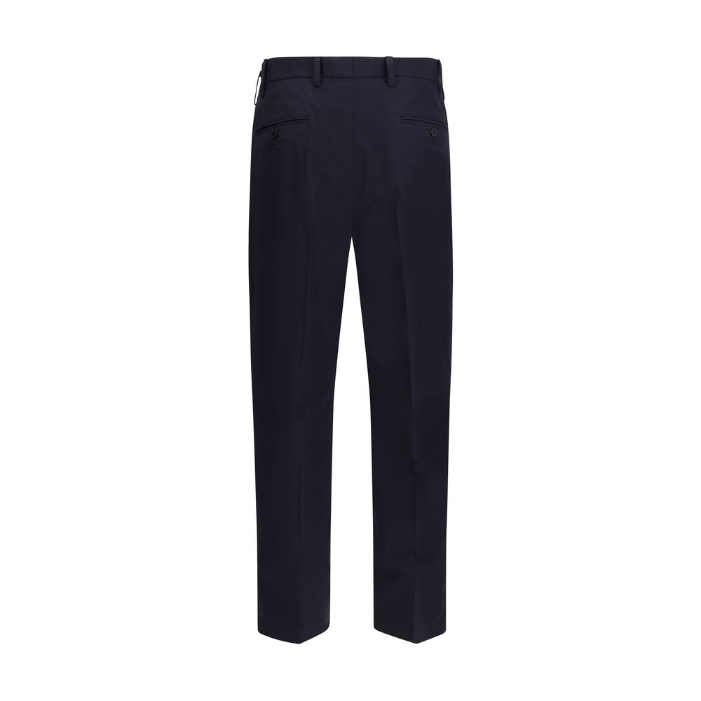 Prada Blue Cotton Dress Pants | Regal Royce