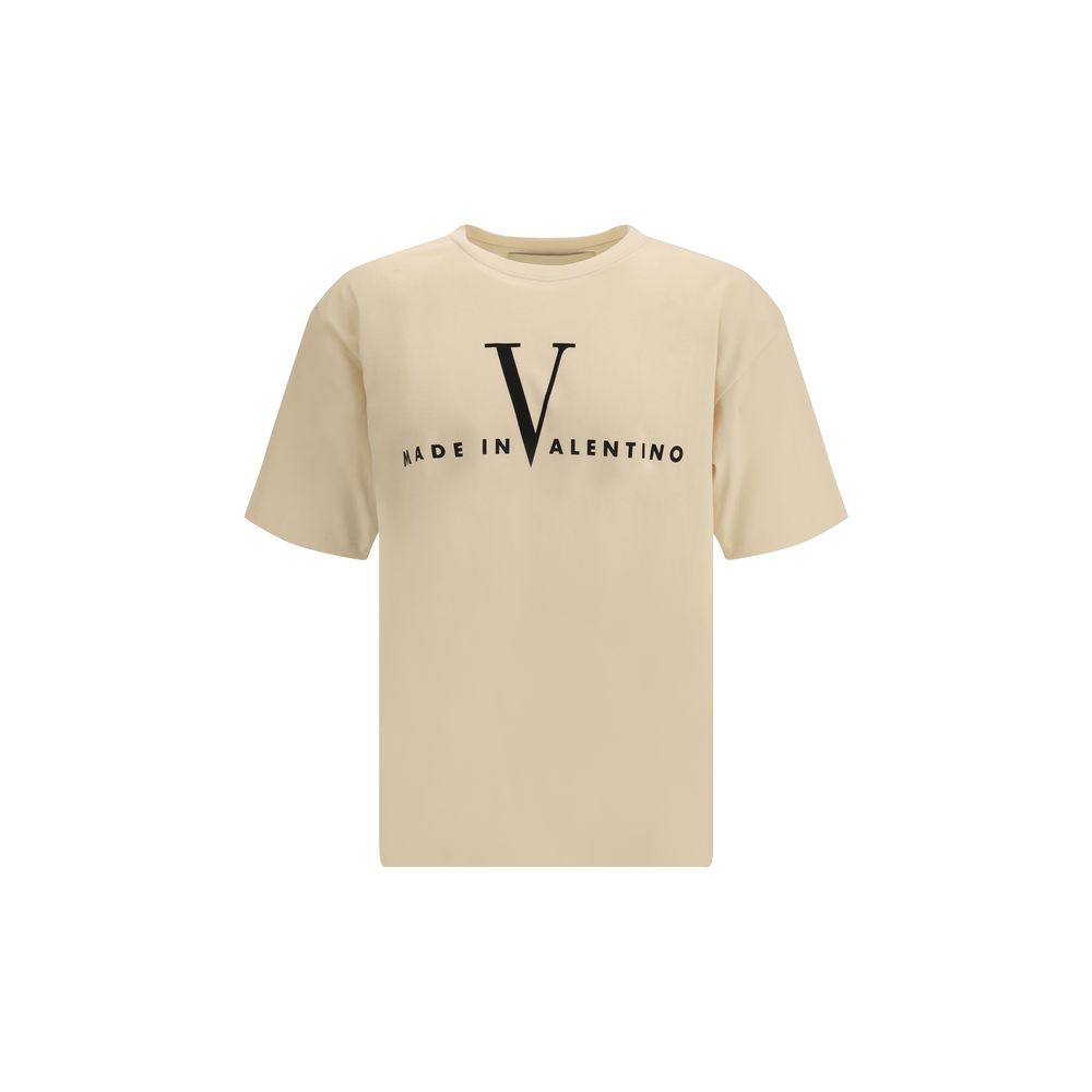 Valentino Cream Cotton T-Shirt | Regal Royce