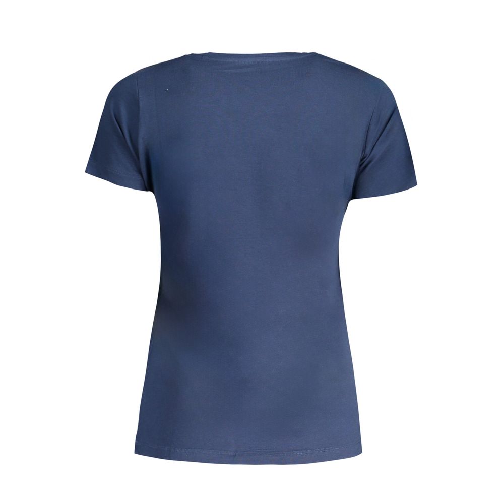 Pepe Jeans Blue Cotton Women's T-Shirt | Regal Royce