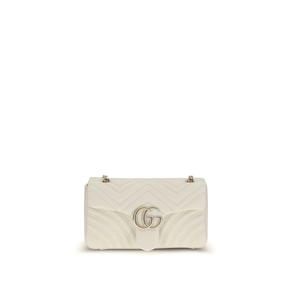 Gucci White Calf Leather Bos Taurus Shoulder Bag | Regal Royce