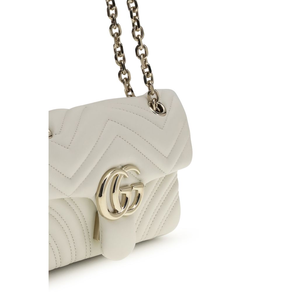 Gucci White Calf Leather Bos Taurus Shoulder Bag | Regal Royce