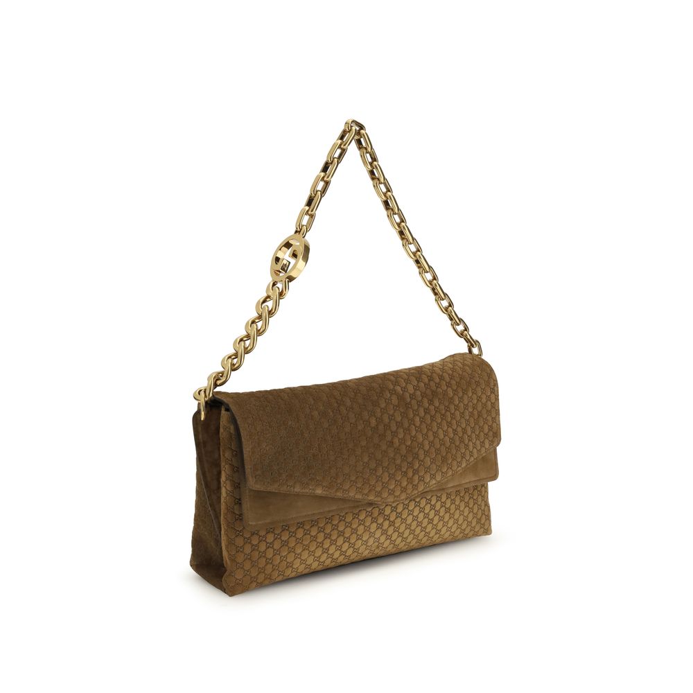 Gucci Beige Suede Leather Handbag | Regal Royce