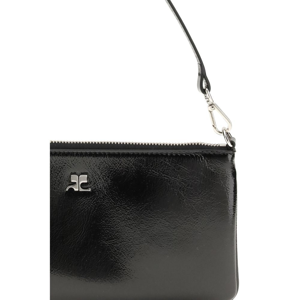 Courrèges Black Cowhide Shoulder Bag | Regal Royce