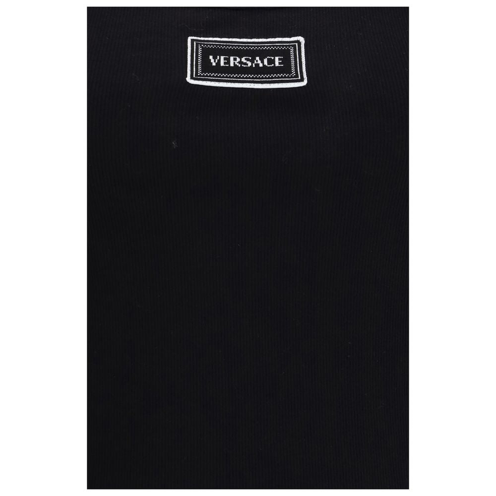 Versace Black Cotton Top | Regal Royce