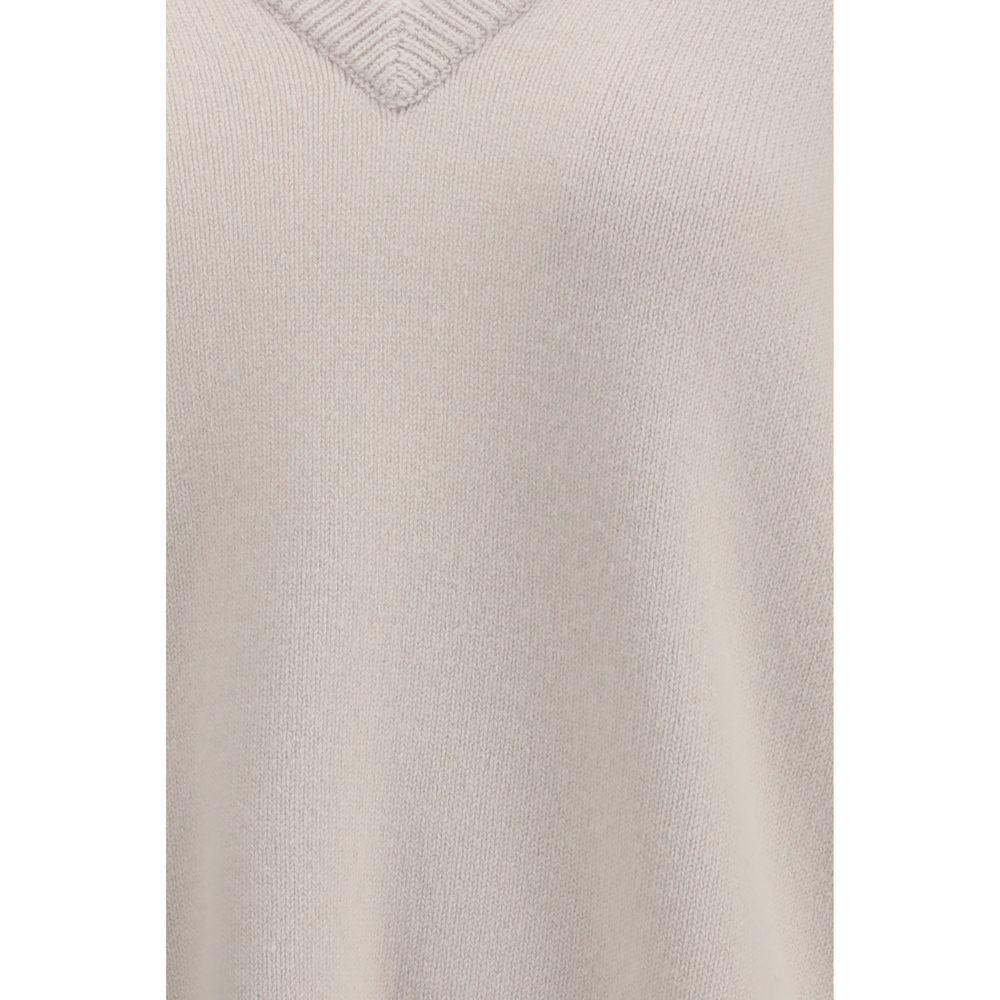 Extreme Cashmere White Cashmere Cashmere Sweater | Regal Royce