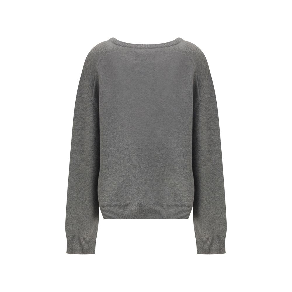 Extreme Cashmere Gray Cashmere Cashmere Sweater | Regal Royce